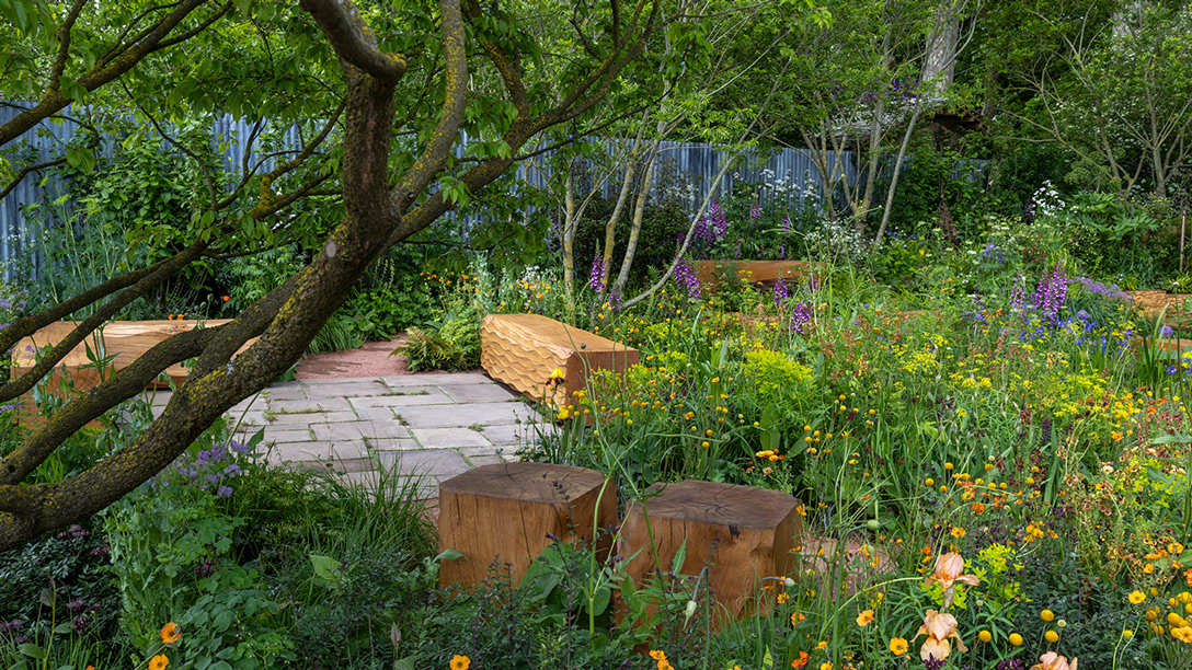 The Octavia Hill Garden by Blue Diamond with The National Trust