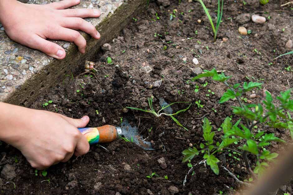 Child digging